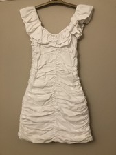 Abito midi Zara increspato