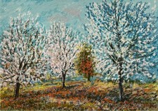 Ciliegi in fiore | Michele Cascella