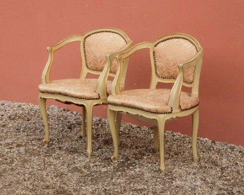 Coppia poltrone laccate - coppia, di