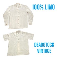 CAMICIA 100% LINO VINTAGE