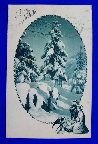 Cartolina 1935 auguri di - auguri,