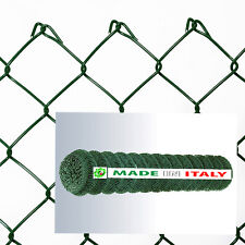 RETE METALLICA PLASTIFICATA PER RECINZIONE  MAGLIA SCIOLTA  50X50 H.150 F 2.5 MM