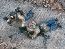 Verlinden 1/35 Squadra Mitragliatrice Tedesca Paracadutisti MG 34 SECONDA GUERRA MONDIALE (2 Figurine) 1860