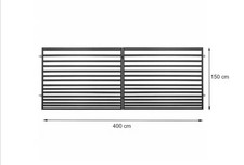 cancello ferro doppio battente