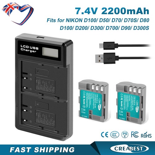 El3e el3 batteria - en-el3e, +