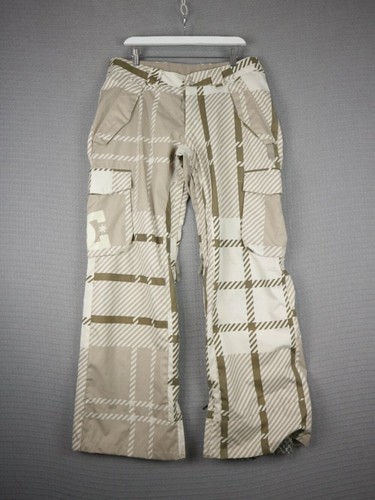 Checkered brown snowboard - dc,