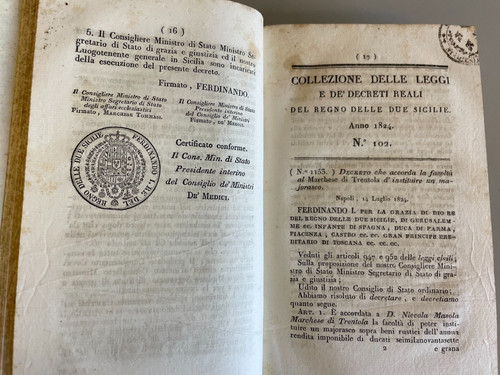 Raro antico libro - , collezione