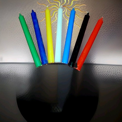 Lotto candele colorate 23 - colorate,