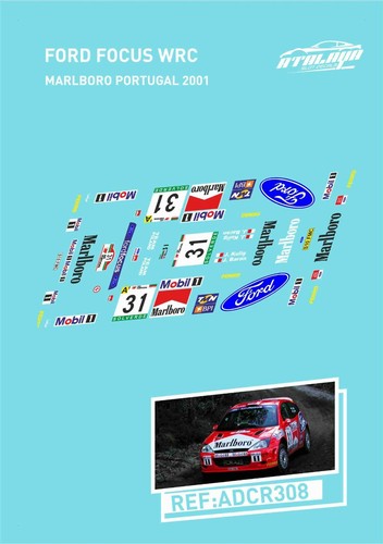 Calcas ford focus wrc marlboro - calcas,