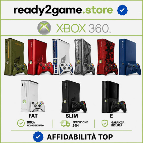Xbox 360 fat slim usata - xbox, fat,