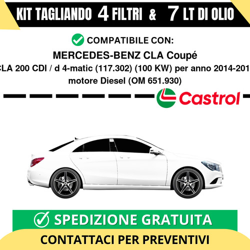 Tagliando per mercedes benz - tagliando, mercedes-benz
