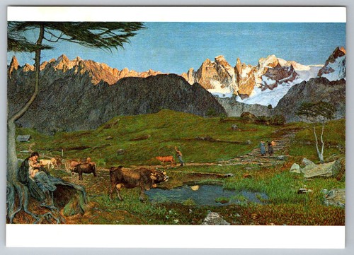 Cartolina giovanni segantini - giovanni,