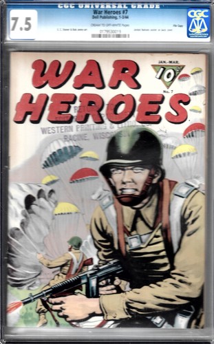 War heroes cgc 7 5 - #7-, 7.5