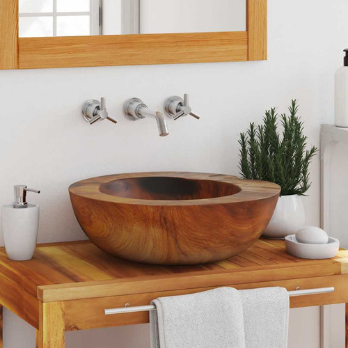 Vidaxl lavabo legno teak - in, di
