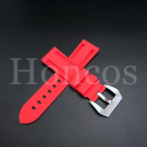 Cinturino gomma rosso mm - cinturino,