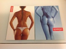 2 Cartoline Promocard e citrus pubblicità Roberta M.Hunziker nuove