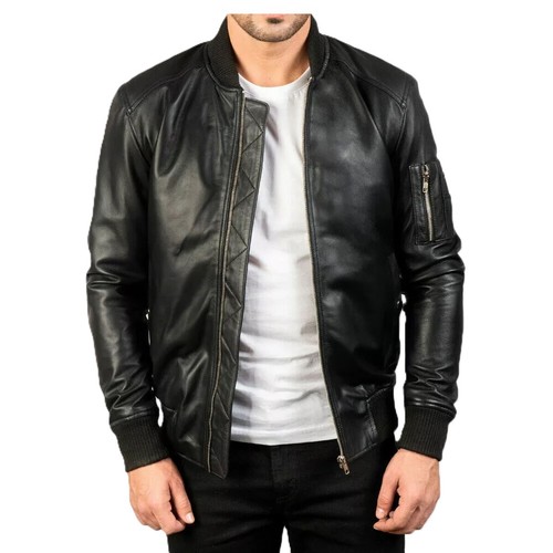 Giacca bomber uomo vera pelle - uomo,