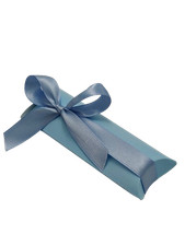 Tubo porta confetti azzurro -