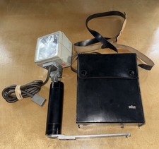 Unità flash elettronica vintage BRAUN LE per borsa fotografica