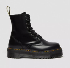 DR.MARTENS Donna  Stivali Platform Jadon In Pelle Smooth Anfibi Scarpe