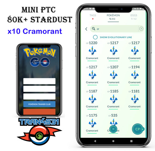 Cramorant x10 mini ptc 80k - x10,