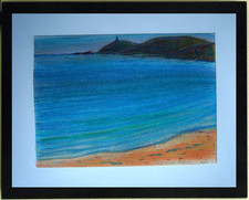 Pastel bastide blanche - pastel,