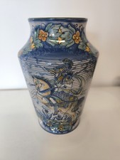 Albarello ceramica maiolica Deruta da 32cm.