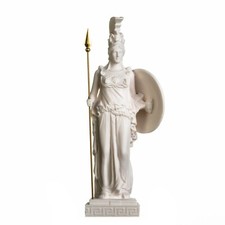 Statua Atena Atena con scudo