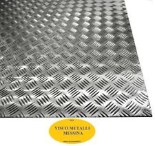 Lastra Alluminio Lamiera mandorlata mm 2 casa nautica bricolage camper tappetini