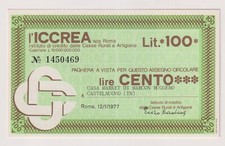 Miniassegni  12.01.77 CASA MARKET DI MARCON  - Rif. ICCREA 43