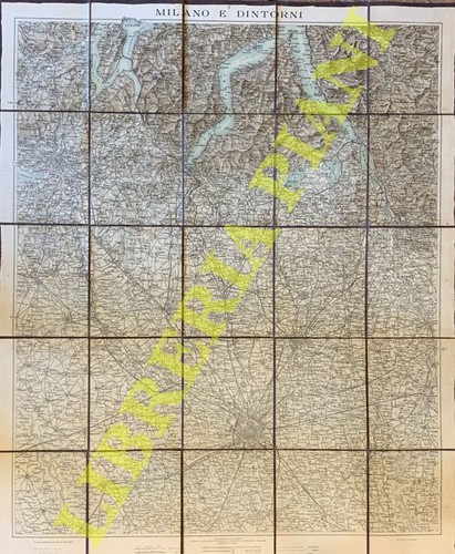 Carte geografiche milano e - milano,