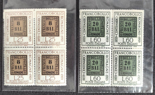 Francobolli ita 1959 - serie, 2