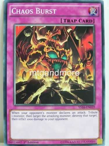 1x scoppio del caos - yu-gi-oh,