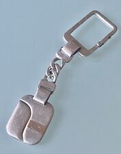 Portachiave Vintage In Argento 925 + Oro 750 ( Made In Italy )