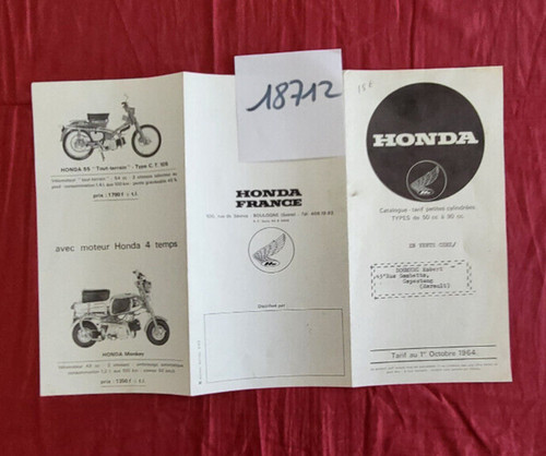 18712 honda dépliant - ,
