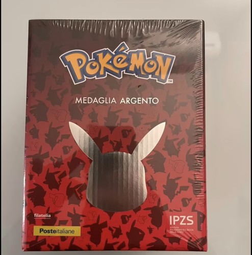 Medaglia argento pokemon - medaglia,