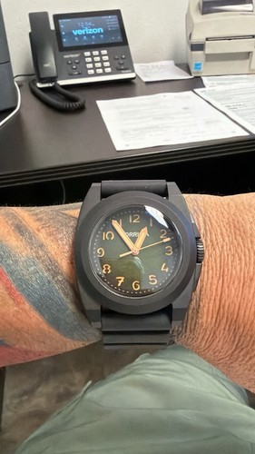 Orologio corrigia nero dlc - orologio,