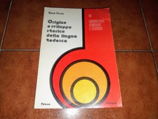 FUCHS ORIGINE E SVILUPPO STORICO DELLA LINGUA TEDESCA ED PATRON 1979 LINGUISTICA