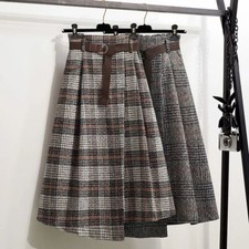 Gonna donna tartan pile midi