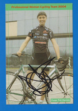 CYCLISME carte cycliste  FUSAR POLI DANIELA équipe NOBILI GUERCIOTTI 2004 Signée