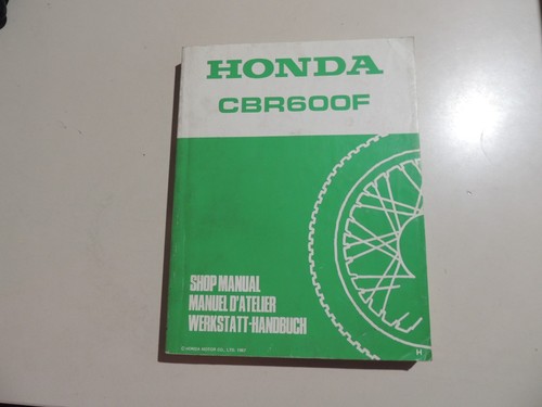 Manuale officina honda cbr 600 - manuale,