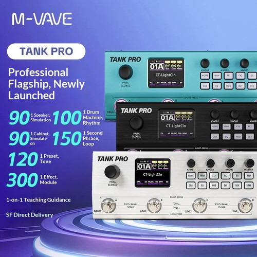 Vave tank pro - pedale, effetti