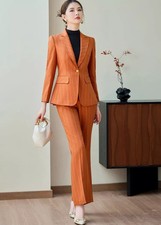 Tailleur Arancione Donna A