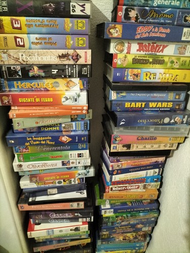 Lotto vhs cartoni animati - lotto,