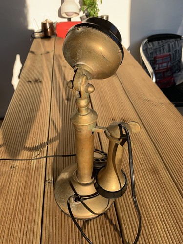 Antique brass rotary - brass,