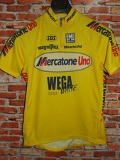 MERCATONE UNO SANTINI MAGLIA BICI CICLISMO SHIRT MAILLOT CYCLISM tg. L