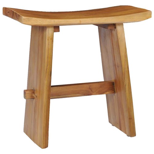 Sgabello bagno marrone - sgabello,