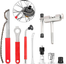 Kit Di Attrezzi per La Riparazione Di Bici, 8PCS Smagliacatena Bici Attrezzo Kit