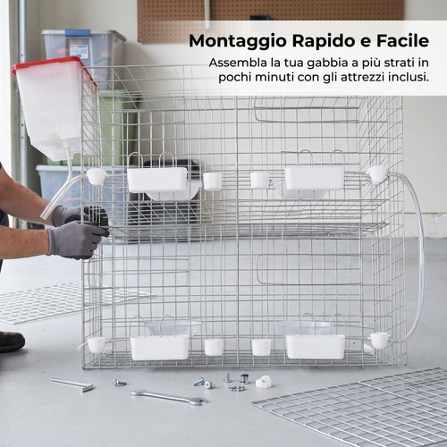 Gabbia per uccelli - uccelli, automatica