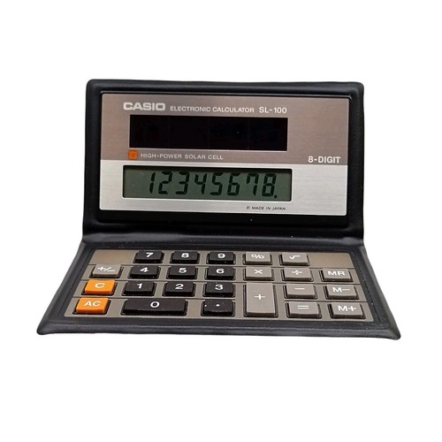 Casio sl 100 calcolatrice - *hh*,